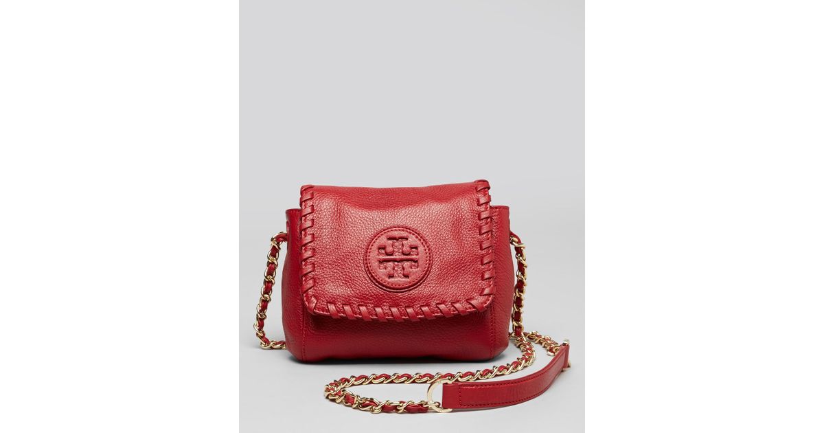 tory burch red crossbody bag