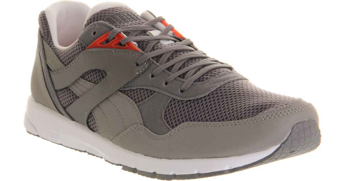 puma r698 kids silver