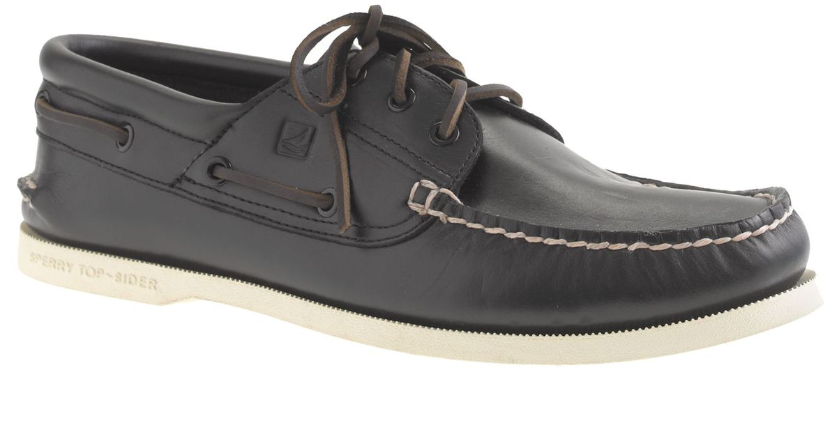 J.Crew Leather Sperry Topsider Authentic Original 3eye Boat Shoes in