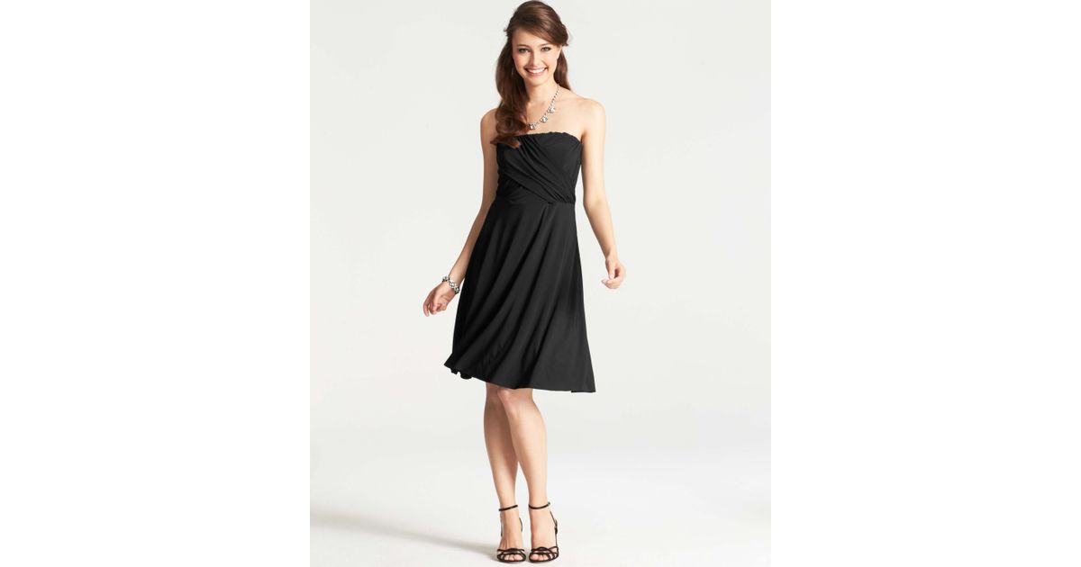 ann taylor strapless dress