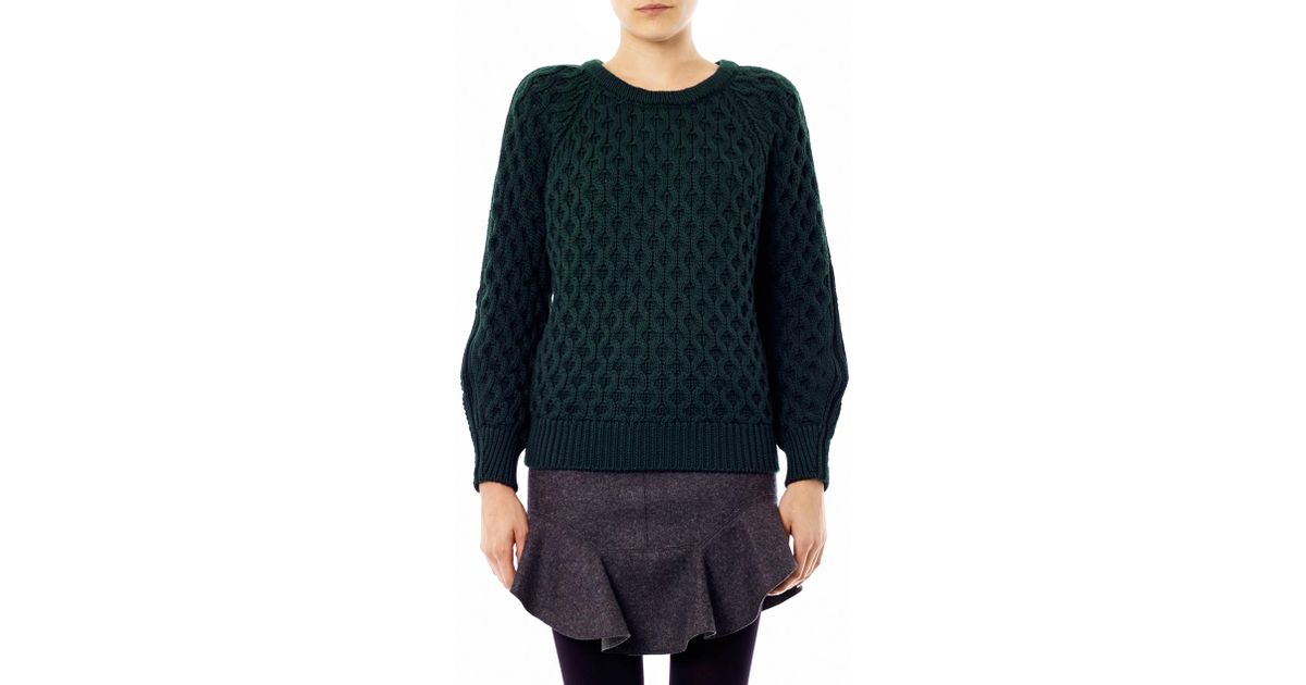isabel marant sweater green