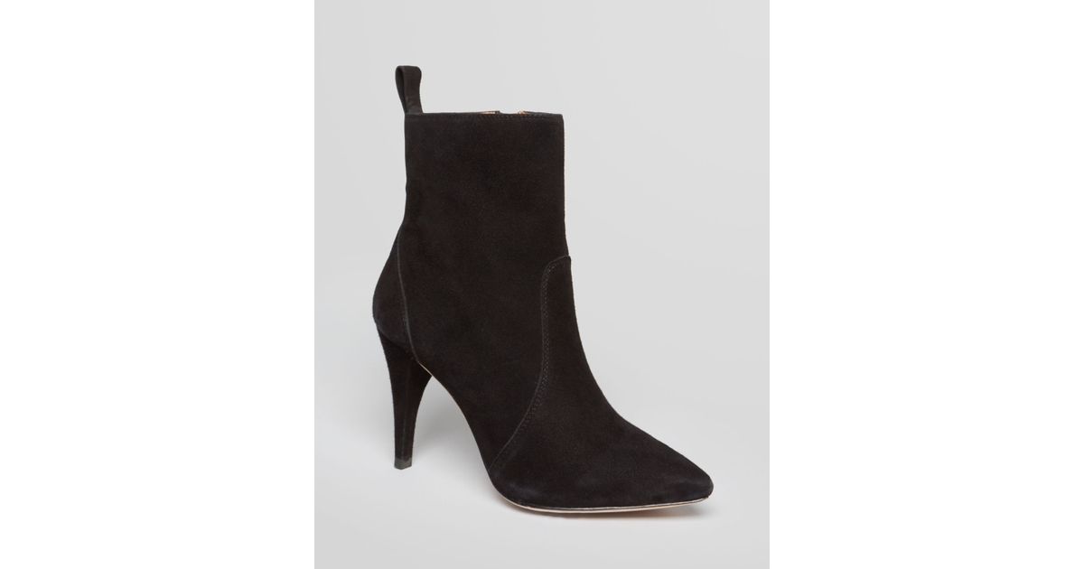 pointed toe high heel booties