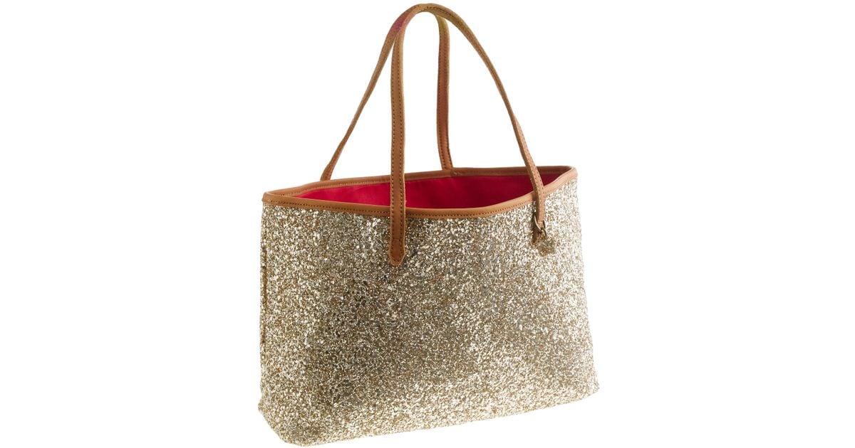 glitter tote bag