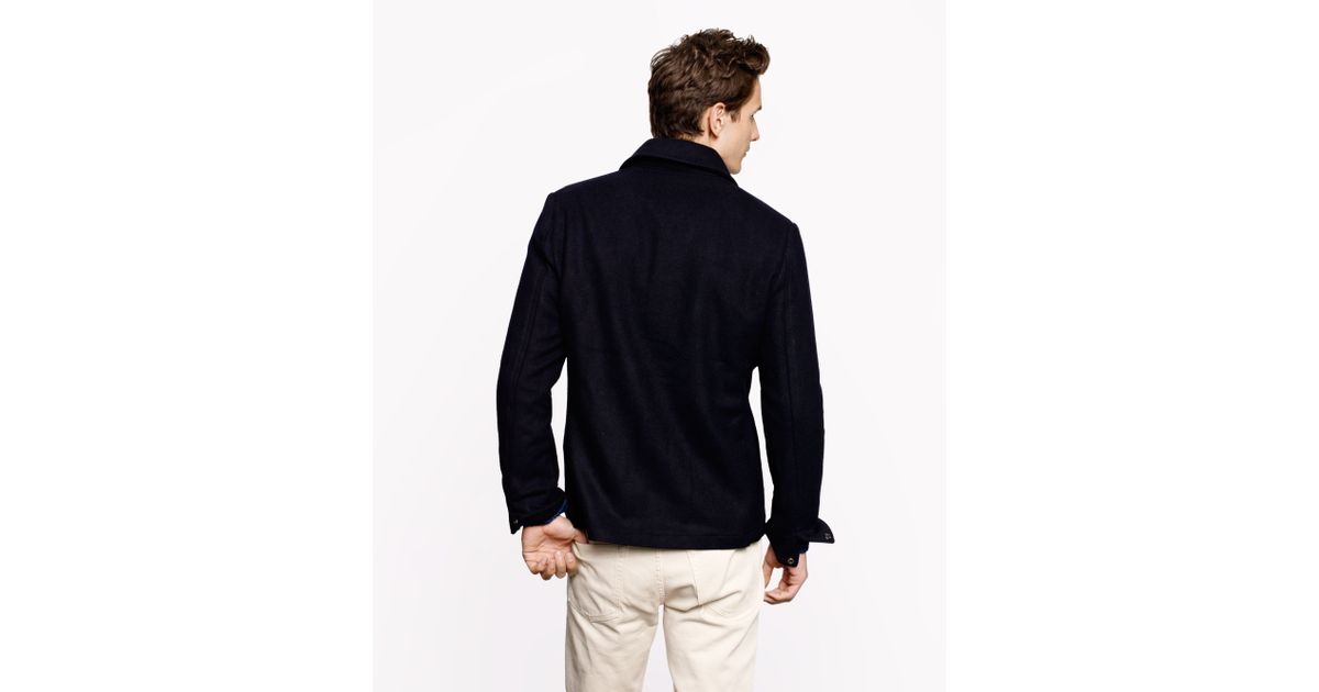 J.Crew Wallace Barnes Skiff Jacket in Blue for Men | Lyst