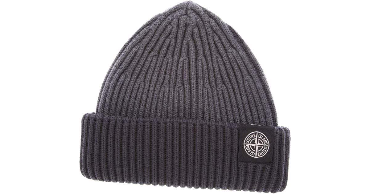 Ribbed Beanie in Grey (Gray) for Men 