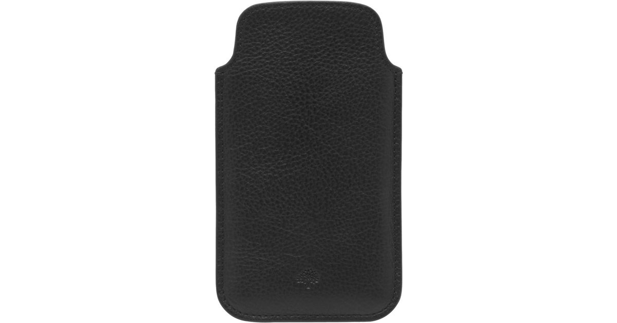 Mulberry Leather Iphone Se Cover in Black for Men - Lyst
