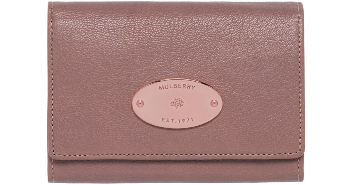 Mulberry French Purse in Blush (Natural) Lyst