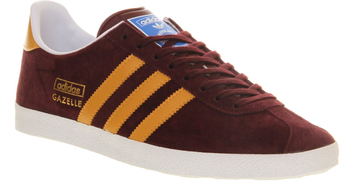 adidas Gazelle Og in Maroon (Red) for Men | Lyst