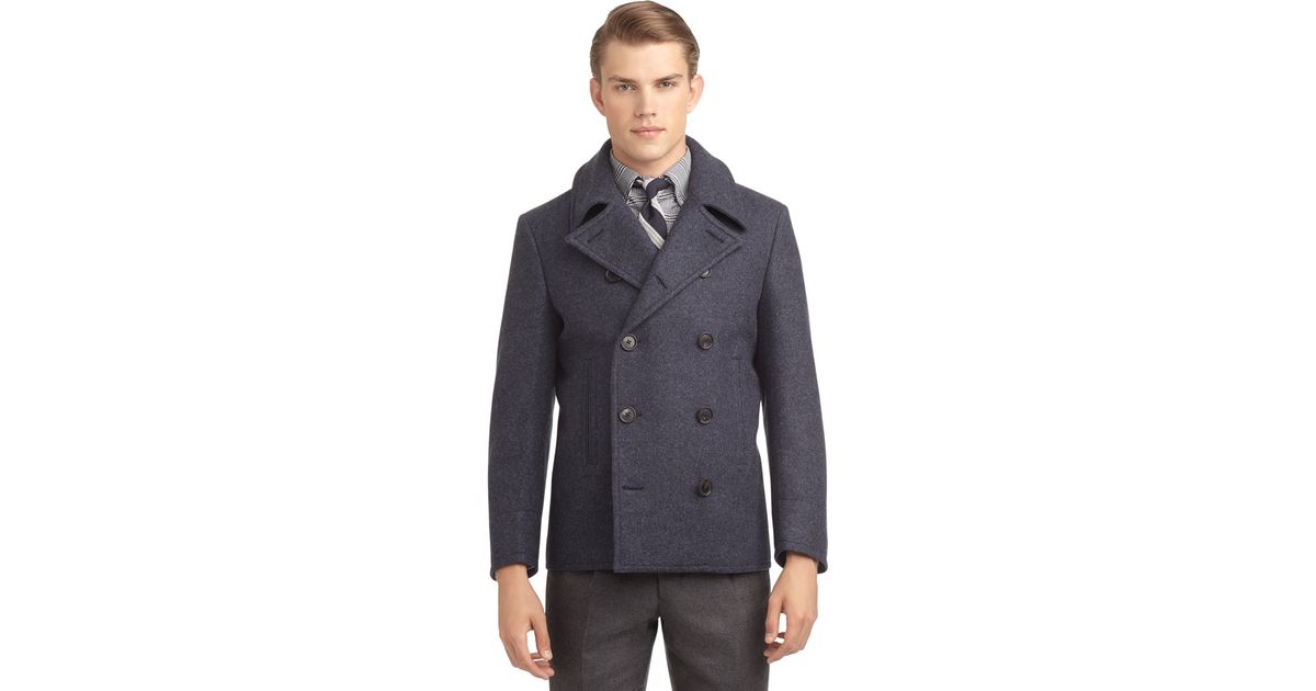 brooks brothers peacoat