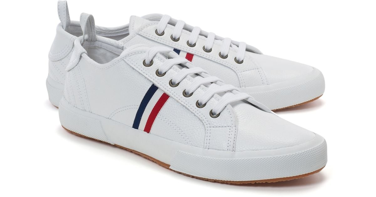 Brooks Brothers Leather Sneakers Online Sale, UP TO 59% OFF