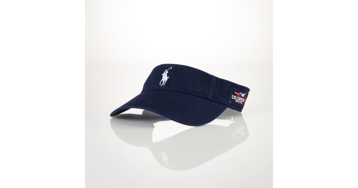 Polo Ralph Lauren Us Open Chino Sport Visor in Blue Lyst