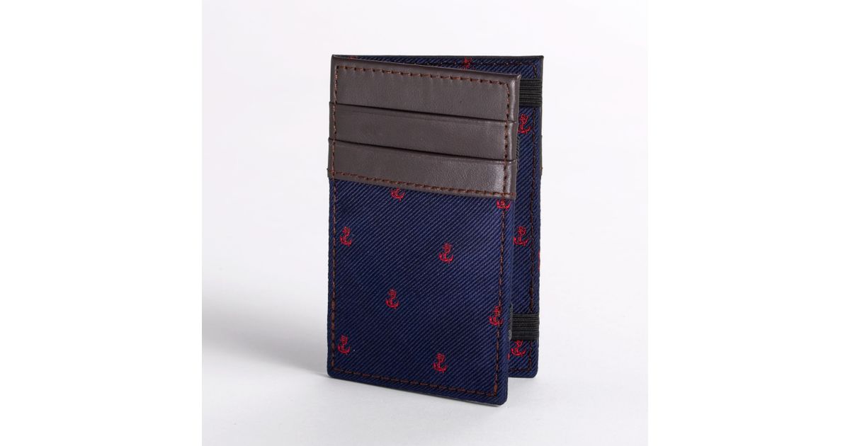 J.Crew Factory Magic Wallet in Blue for Men Lyst