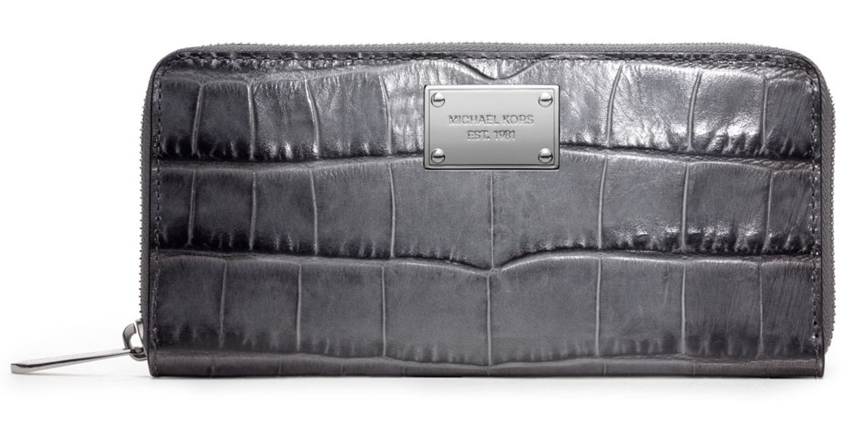 michael kors alligator wallet