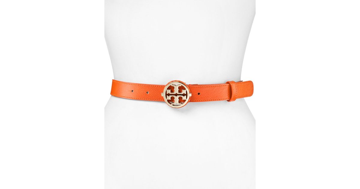 tory burch orange belt