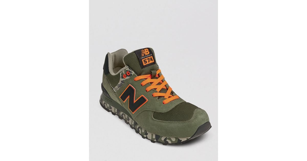 new balance 574 camo green