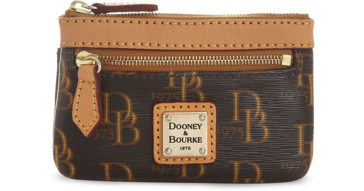 Dooney & Bourke Small Coin Purse in Brown