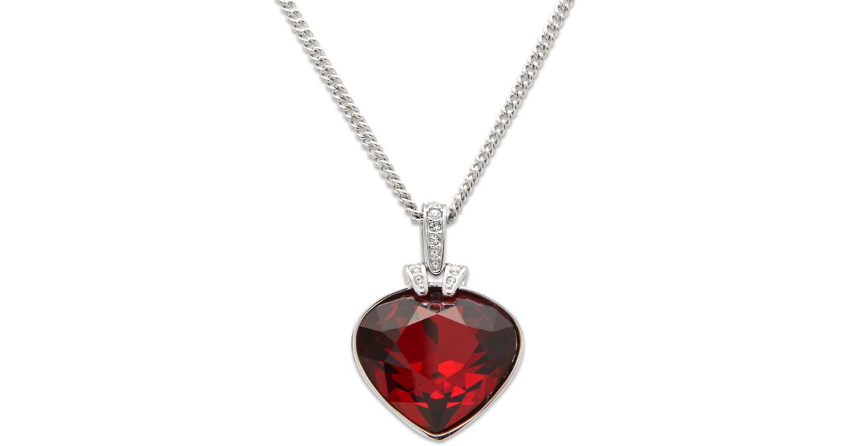 Ballroom Pear Necklace in Light Siam Red – Ballroom Jewels