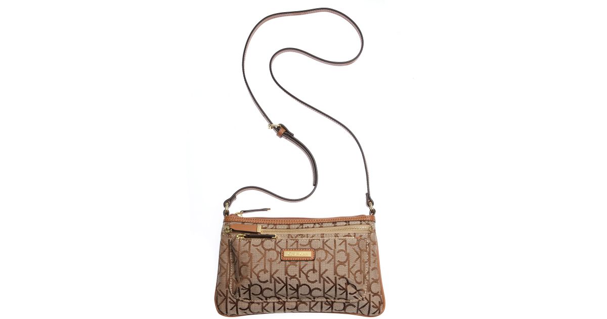 macy's calvin klein crossbody bags