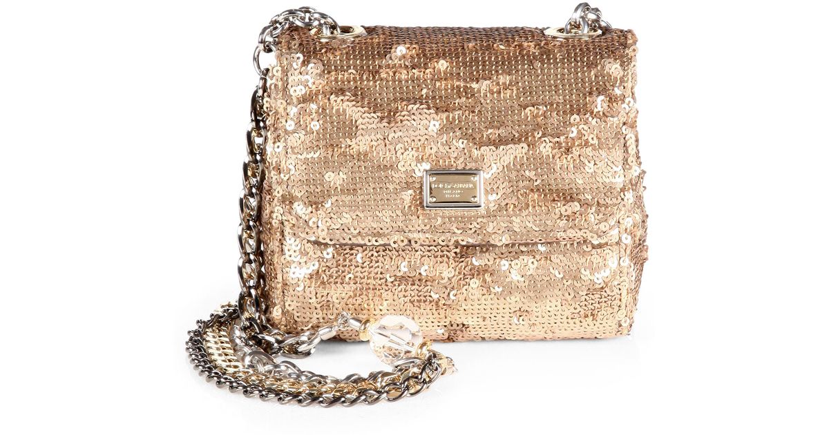 dolce and gabbana sequin bag