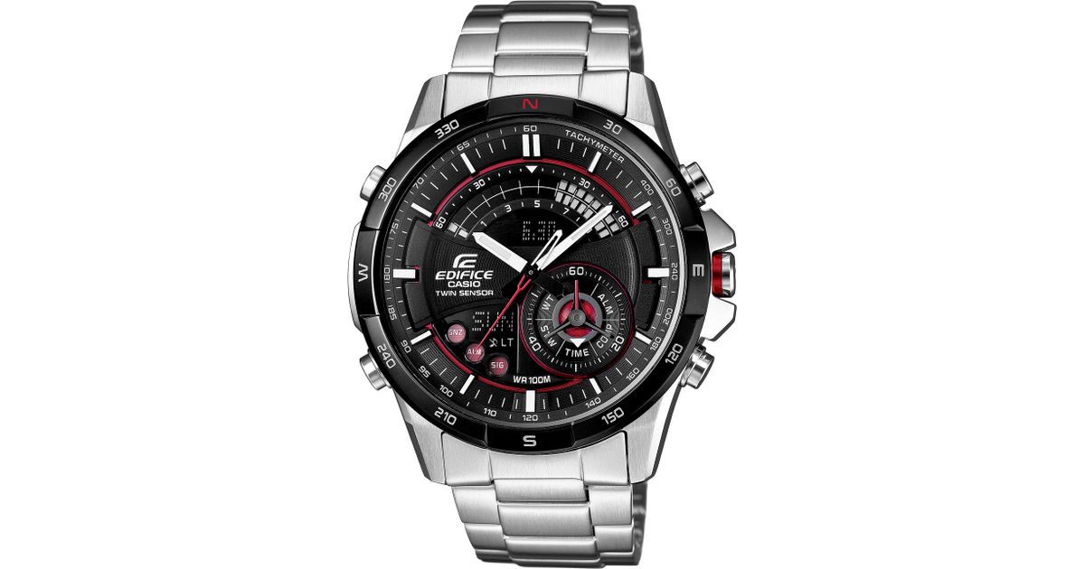 edifice twin sensor watch