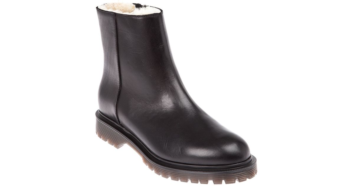 lined ankle rain boots