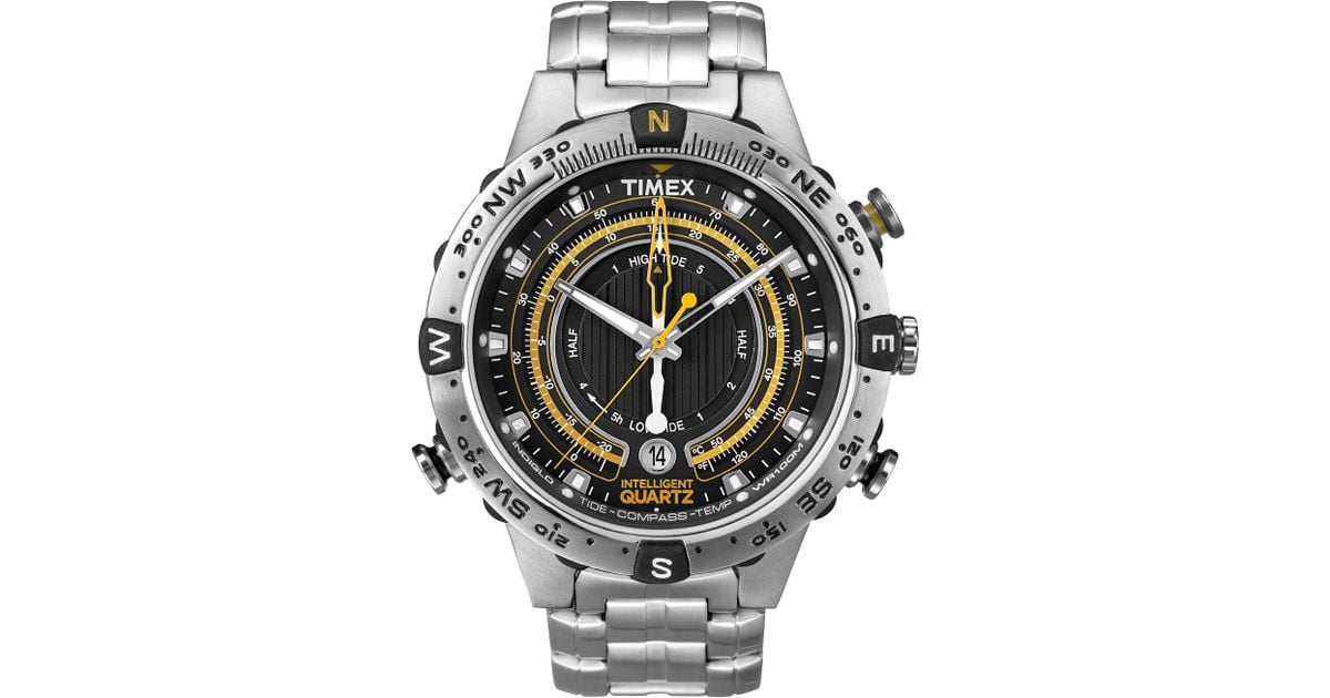 Timex Men'S Premium Intelligent Quartz Tide Temperature Compass