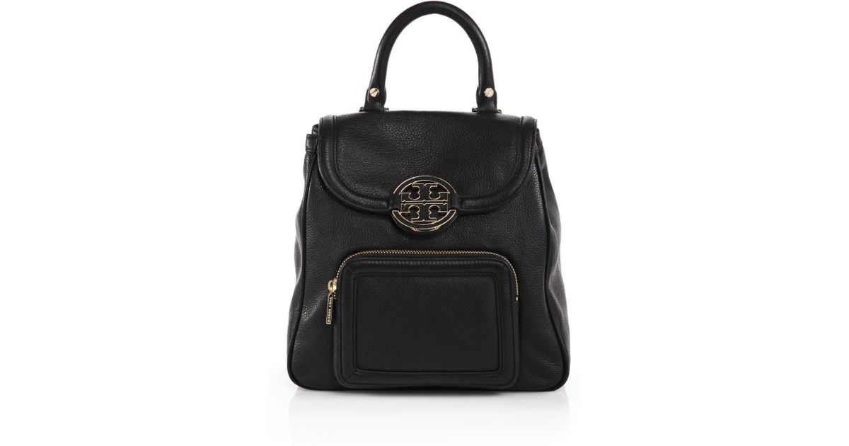 Tory Burch Amanda Mini Backpack in Black Lyst