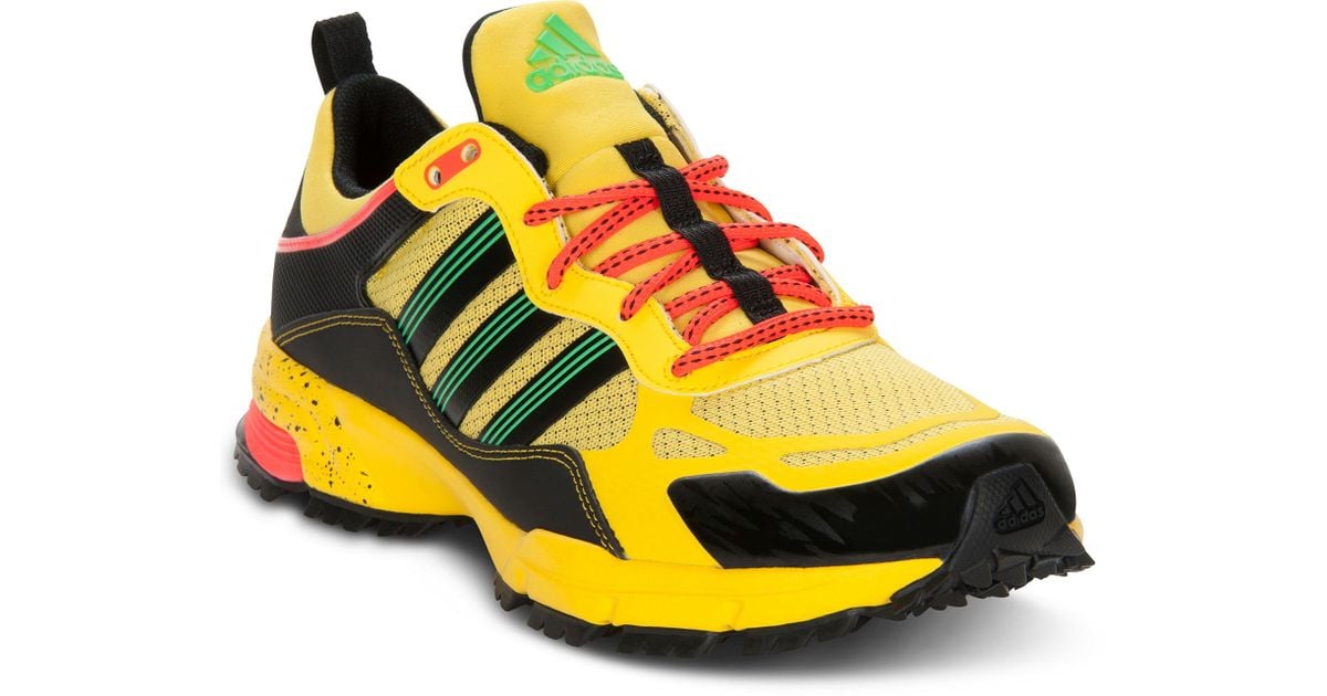 Yellow adidas running shoes clearance