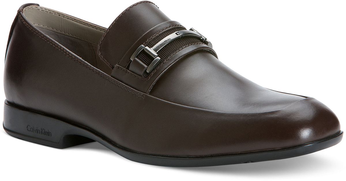 Calvin Klein Adrien Bit Slipon Shoes in Brown (Black) for Calvin Klein Adrien Bit Slipon Shoes in Brown (Black) for