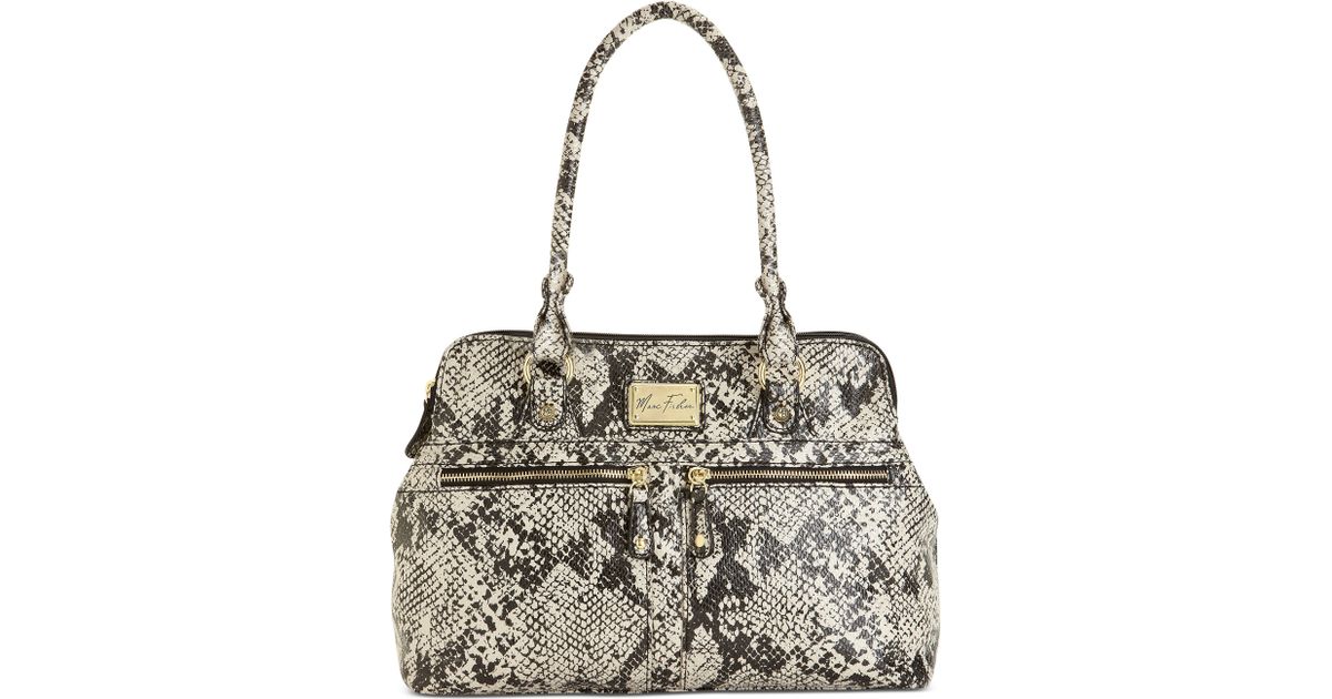Marc Fisher Multicolor Kensington Python Print Satchel