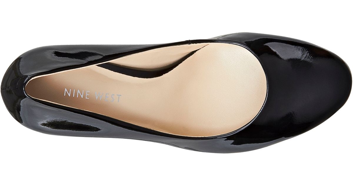 Nine West Gillyan Round Toe Pump In Black Lyst