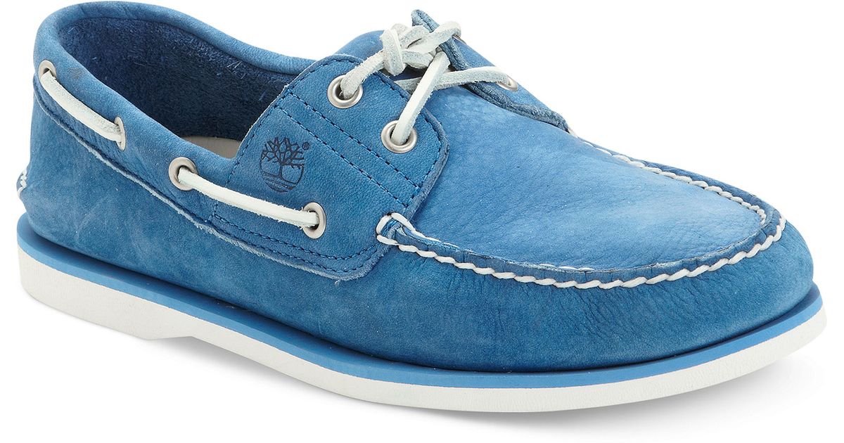 timberland boat shoes blue
