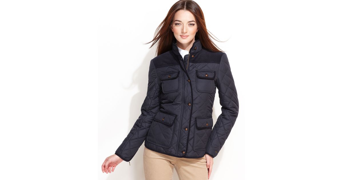 tommy hilfiger quilted barn jacket