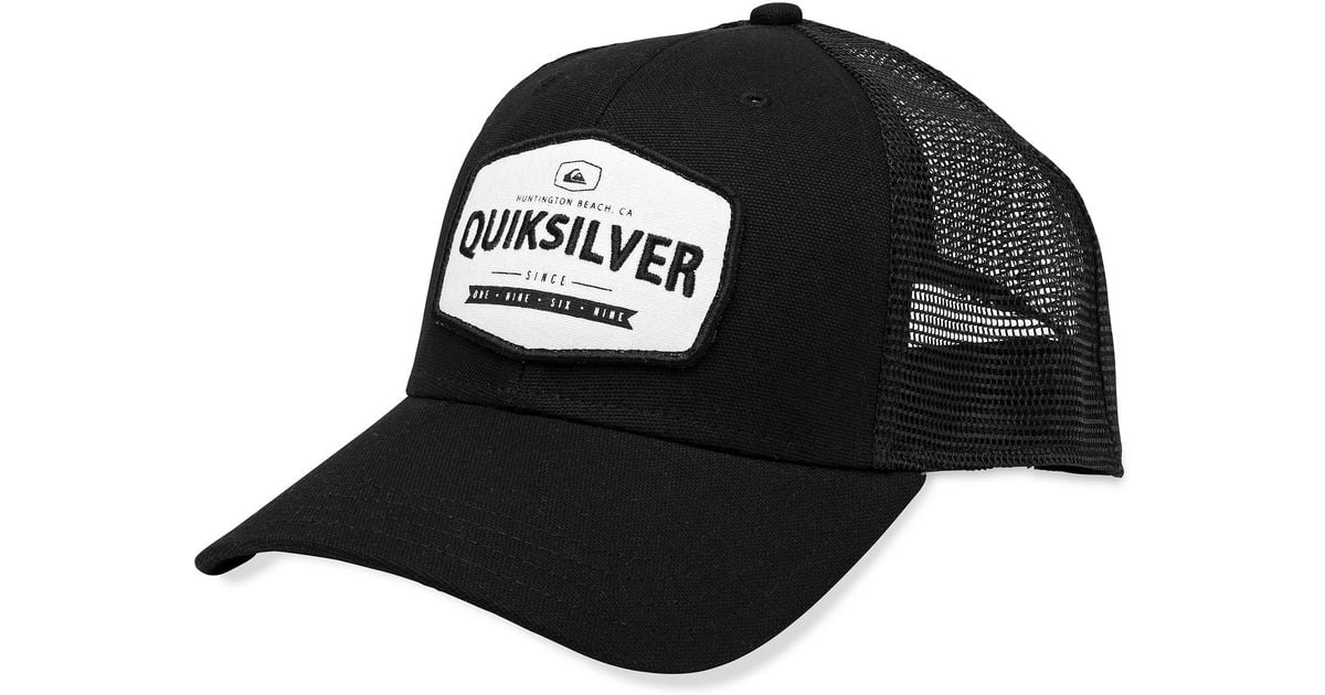 quicksilver trucker cap