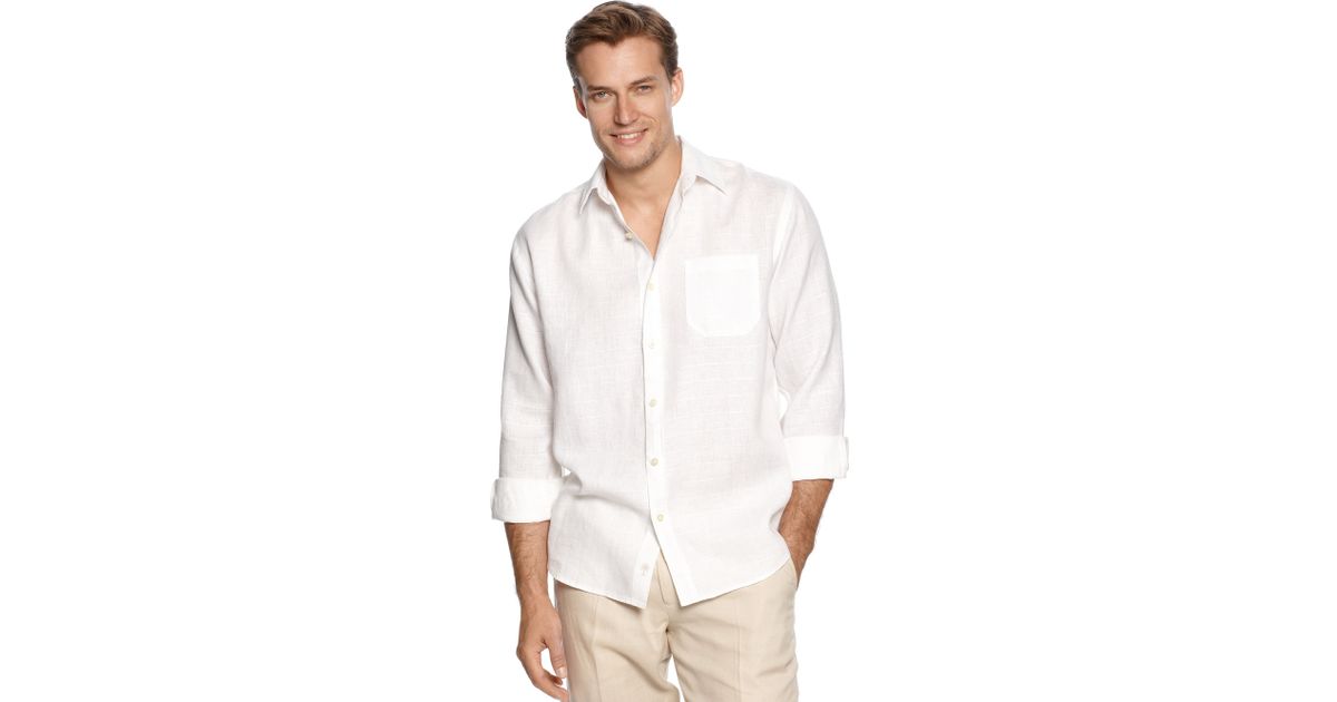 tommy bahama linen shirt men