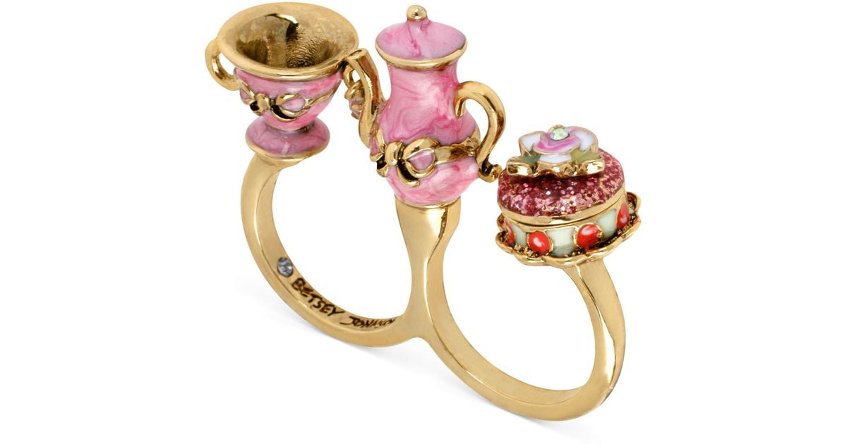 Betsey johnson rings hotsell