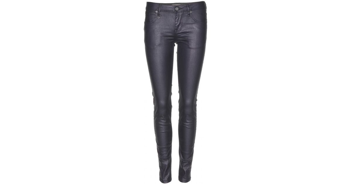 burberry coated jeans