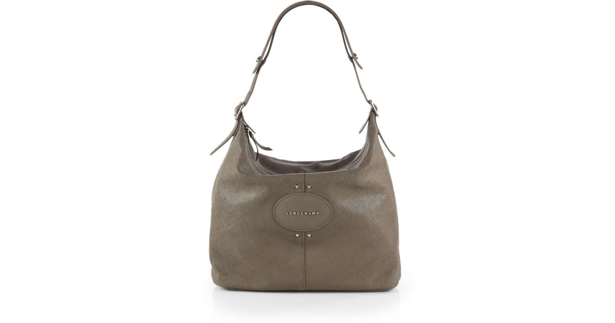 Longchamp Quadri Hobo Bag in Clay (Gray 