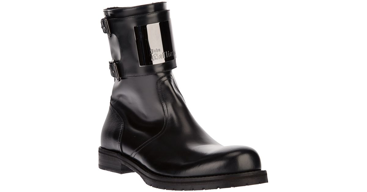 john galliano ankle boots
