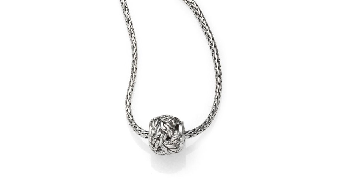 John Hardy Sterling Silver Barrel Pendant Necklace In Metallic Lyst - Silver Barrel Pendant Necklace John Hardy Sterling Silver Barrel Pendant Necklace In Metallic Lyst - Silver Barrel Pendant Necklace