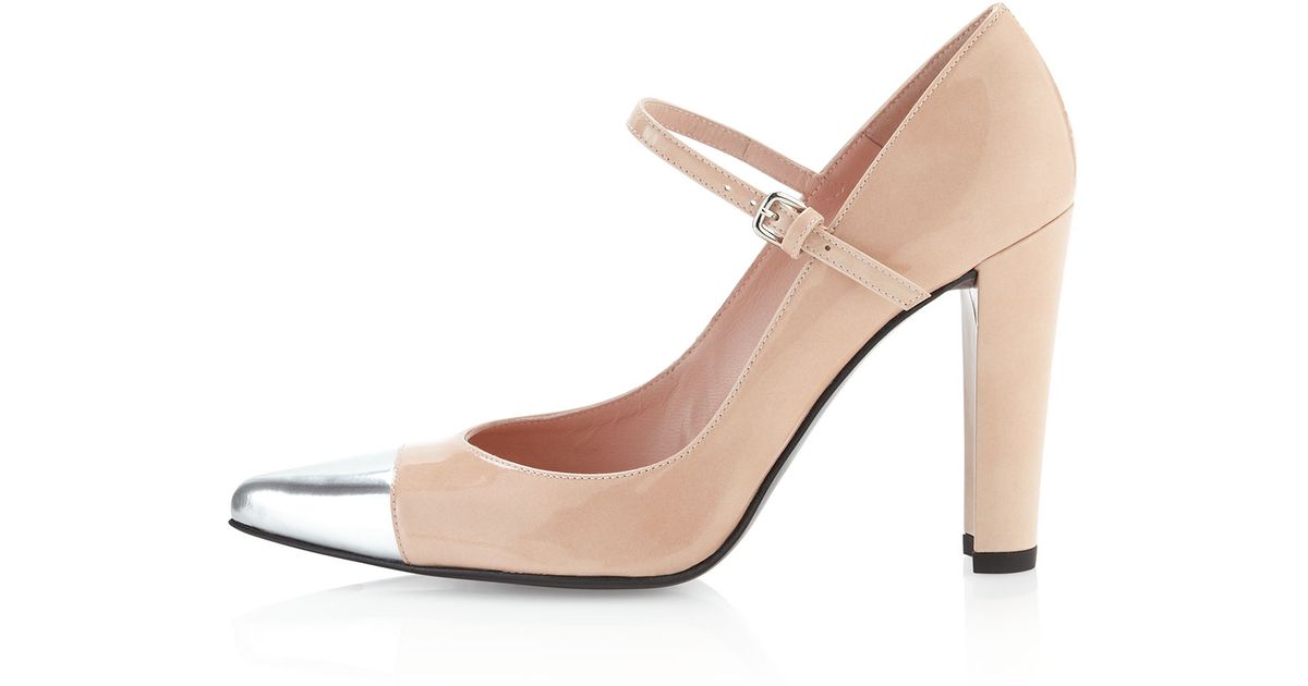 Stuart Weitzman Capsize Pointed Mary Jane Pump Blush in Pink - Lyst