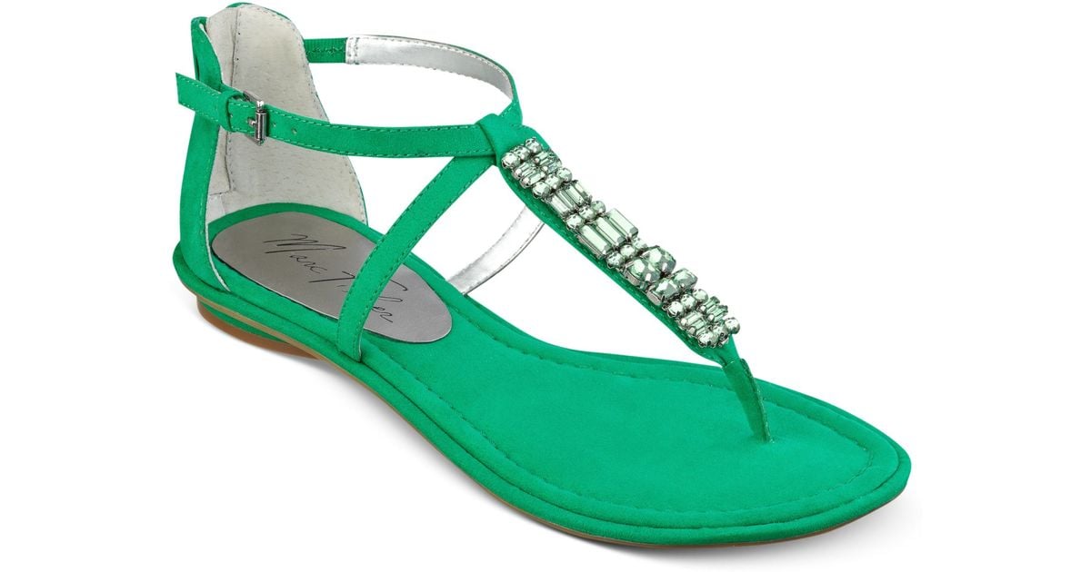 kelly green sandals