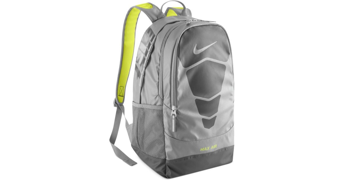 nike max air backpack grey