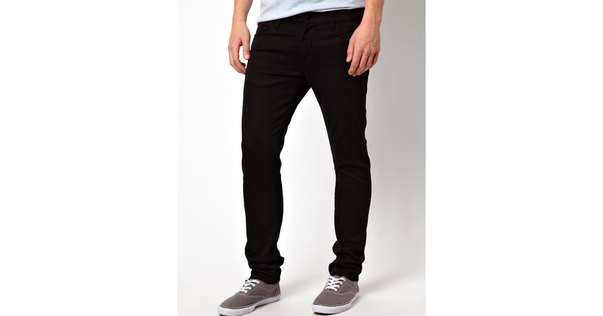 Carhartt Jeans Rebel Skinny Fit Black Rinse for Men | Lyst