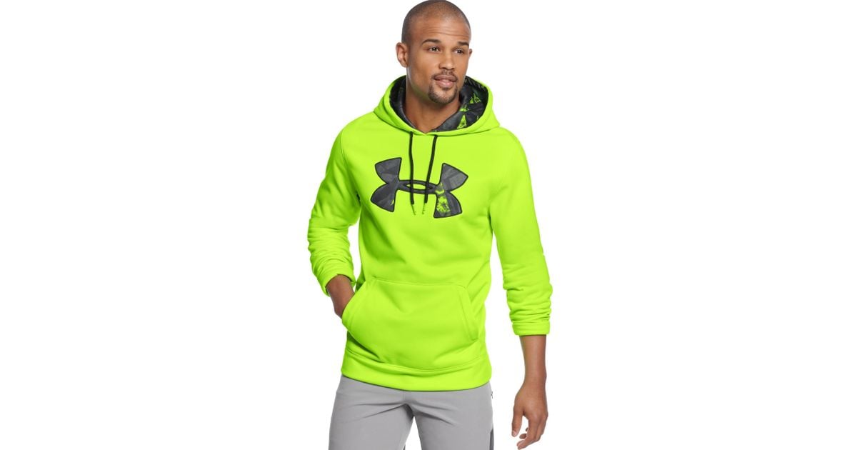 under armour storm hoodie green