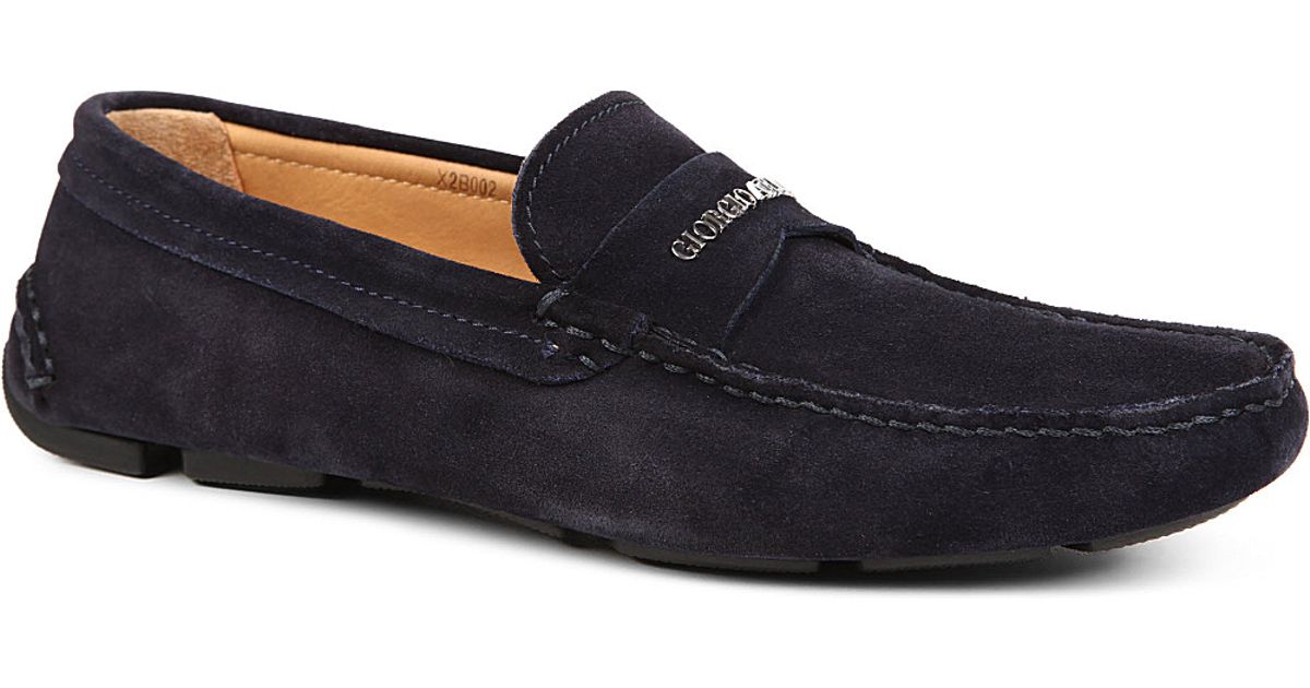 giorgio armani driving shoes
