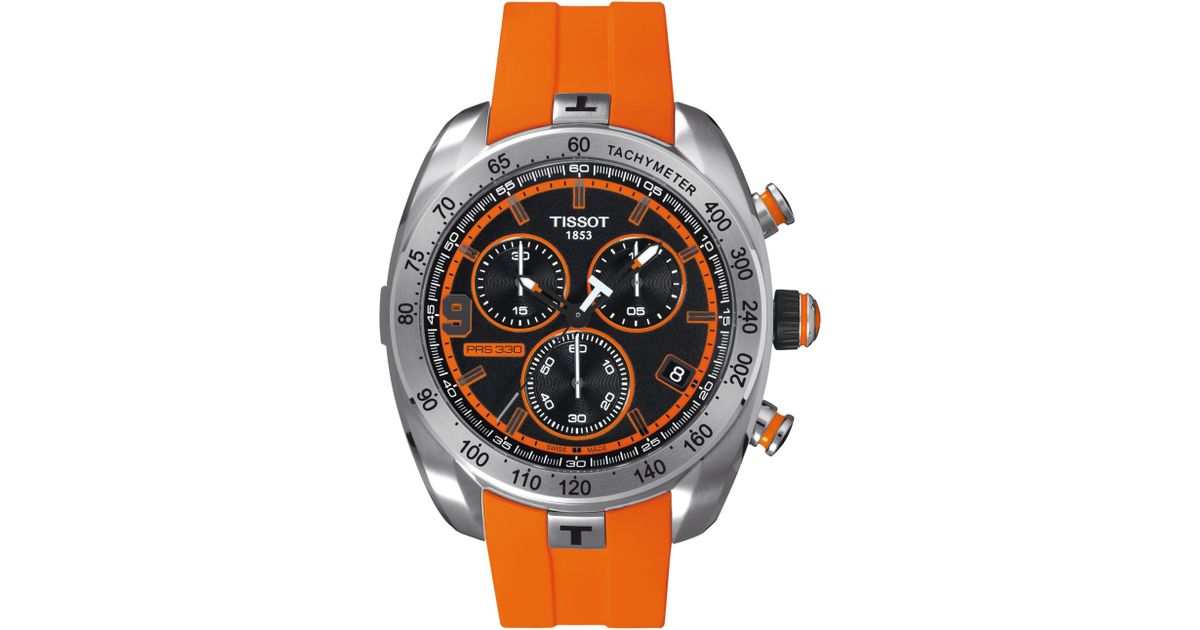 Tissot 1853 orange top