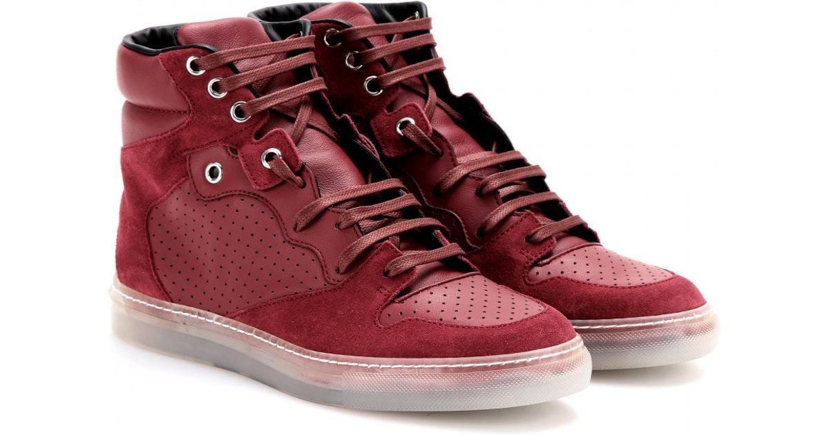 apple bottom high top sneakers