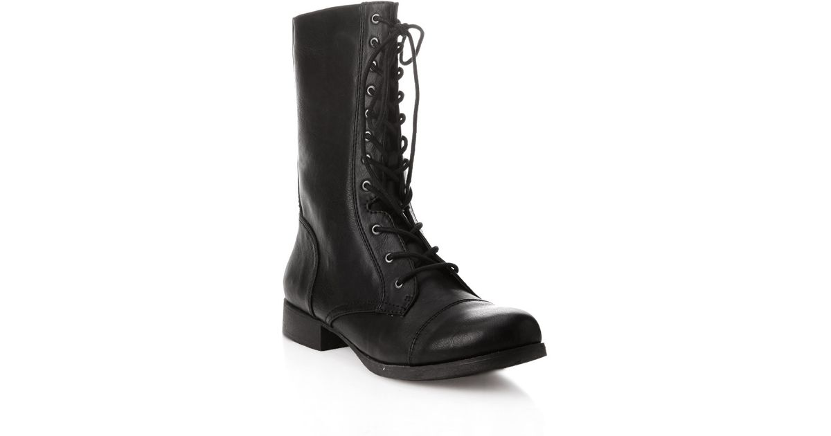 black platform boots forever 21
