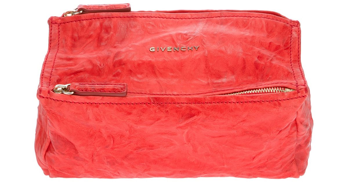 Givenchy Pandora Shoulder Bag in Red | Lyst